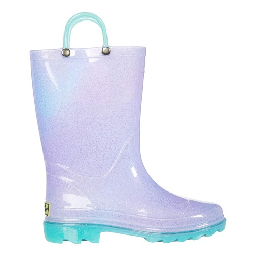  Western Chief Kids Glitter Ombre Lighted PVC Boot (Toddler/Little Kid)