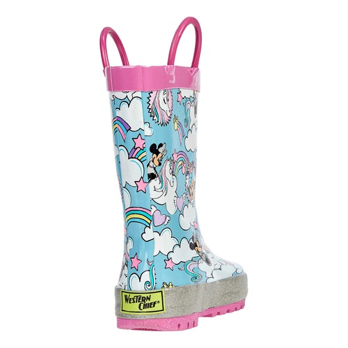  Western Chief Kids Minnie Unicorns Dreams Rain Boots (Toddleru002FLittle Kid)