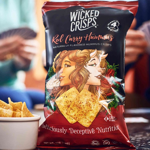  Baked Veggie Chips, Wicked Crisps, Variety Pack, Healthy Snack, Gluten-free, Low-fat, Non-GMO, Kosher, Crunchy Gourmet Savory Crisps in Exciting Flavors, No Additives or Preservati