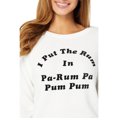와일드폭스 Wildfox Pa Rum Pa Rum Brushed Jersey Sweatshirt