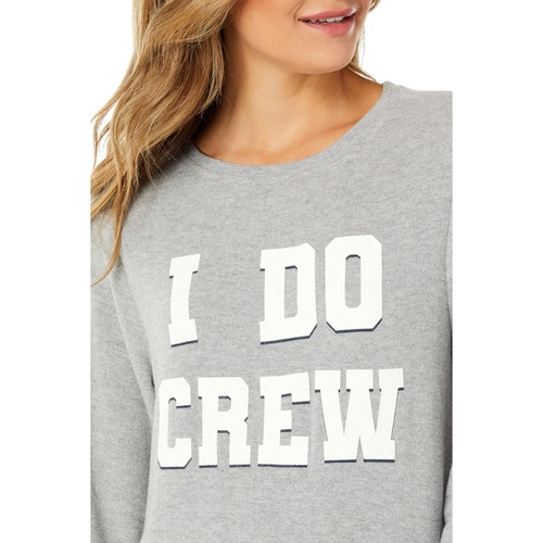 와일드폭스 Wildfox I Do Crew Brushed Hacci Jersey Sweatshirt