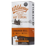 Wildway Keto Hot Cereal | Cinnamon Roll | Certified Gluten Free Instant Breakfast Cereal, Low Carb Snack | Grain-Free, Keto, Paleo, Non-GMO, No Artificial Sweetener | Twin Pack