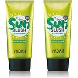 Yadah Oh My Sun Slush Natural Sunscreen Cream 1.69 Ounce, Pack of 2, Prickly Pear Cactus Sunblock Lotion