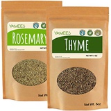 Yamees Thyme  Rosemary  Dried Thyme and Rosemary  Bulk Spices  2 Pack of 5 Oz Each