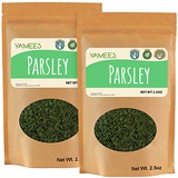 Yamees Parsley - Dry Herbs - Bulk Spices - 2 Pack of 2.5 Ounce Each