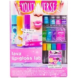 Youniverse Lava Lip Gloss Lab by Horizon Group USA, Girl STEM Craft Kit,DIY 5 Lip Glosses, Mix & Create Compounds for Cosmetics, Assorted