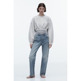 Zara TRF RELAXED STRAIGHT JEANS