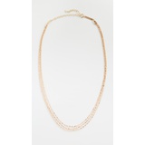 Zoe Chicco Simple Gold 3 Strand Necklace