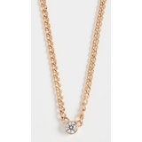 Zoe Chicco 14k Gold Bezel Set Diamond Necklace