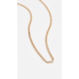 Zoe Chicco 14k Gold Small Curb Chain Necklace