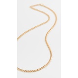 Zoe Chicco 14k Gold Small Hollow Curb Chain Necklace