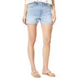 Madewell High-Rise Denim Shorts in Astell Wash: Ripped Edition