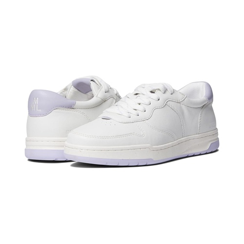 메이드웰 Madewell Court Low-Top Sneakers in White and Purple