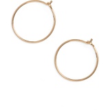Madewell Delicate Wire Hoop Earrings_GOLD