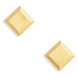 Madewell Square Stud Earrings_VINTAGE GOLD