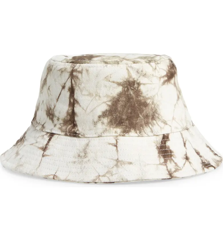 Madewell Tie Dye Short Brimmed Bucket Hat_EARTHEN SAND
