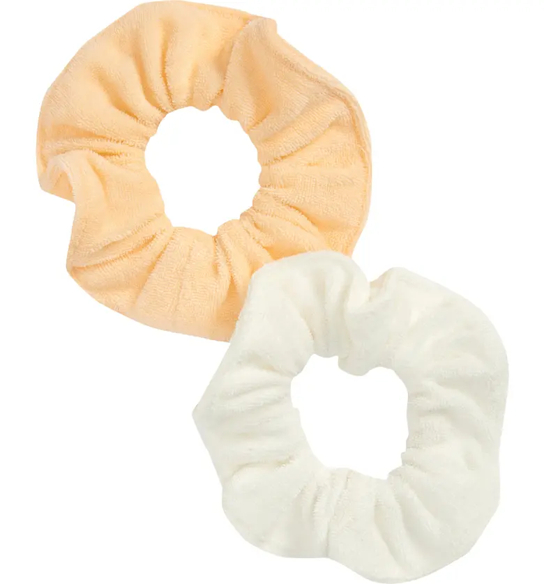 Madewell 2-Pack Scrunchies_BRIGHT IVORY