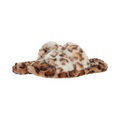 Madewell Two-Strap Scuff Slippers in Leopard Recycled Faux Fur