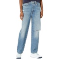 Madewell The Dad Jeans in Duane Wash: Ripped Edition