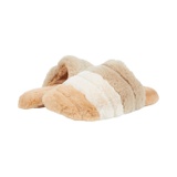 Madewell Quilted Scuff Slippers in Leopard Recycled Faux Fur