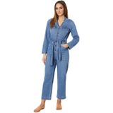 Madewell Long Sleeve Tie-Waist Coverall in Claireville Wash