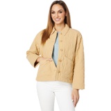 Madewell Cropped Shirt Jacket in Diamond Quilt