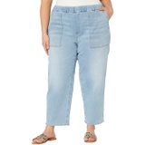 Madewell Plus Pull-On Relaxed Jeans in Bellview Wash