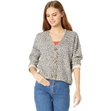 Madewell Vintage Ditsy Cameron Ribbed Cardigan Sweater in Coziest Yarn
