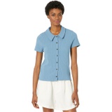 Madewell Ribbed Polo Button Front Tee