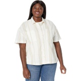 Madewell Plus Linen-Blend Short-Sleeve Safari Shirt: Undyed Edition
