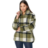 Madewell (Re)sourced Sherpa Popover Tunic Jacket in Plaid
