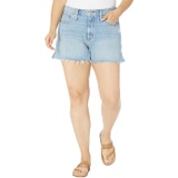 Madewell Plus Relaxed Denim Shorts in Madera Wash: Side-Slit Edition