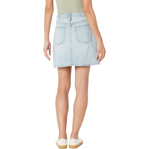 메이드웰 Madewell Denim High-Waist Straight Mini Skirt in Fitzgerald Wash