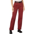 Madewell Perfect Vintage Wide Leg Jeans in Rich Burgundy