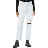 Madewell The Perfect Vintage Straight Jean in Pearse Wash: Destructed Edition