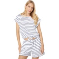 Madewell MWL Tie-Front Tee in Stripe