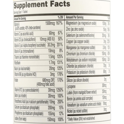  365 by Whole Foods Market, Multi Mature One Daily, 180 Tablets