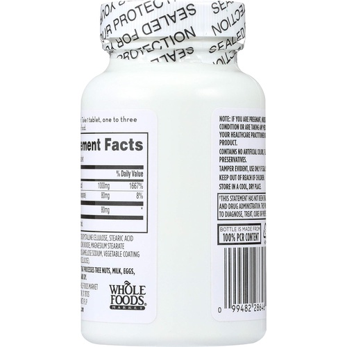  365 by Whole Foods Market, Vitamin C Citrus Bioflavonoids Complex High Potency, 50 Tablets
