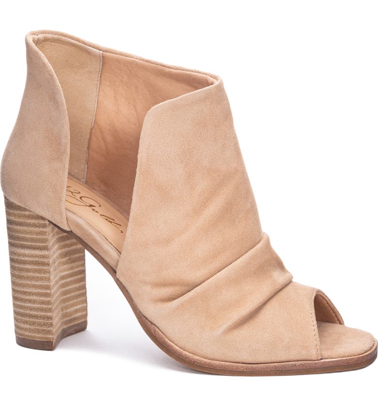 42 Gold Loyalty Open Toe Bootie_NATURAL SUEDE