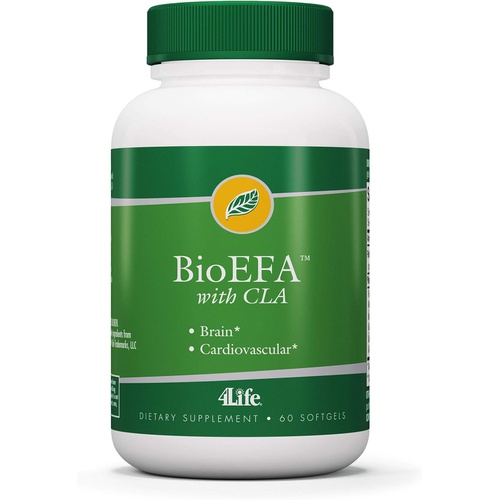  4Life Essential Fatty Acid Complex - Superior Source of Essential Omega-3 and Omega-6 Fatty Acids from Flaxseed Oil, Borage Seed Oil, and Fish Oil - Brain and Cardiovascular System