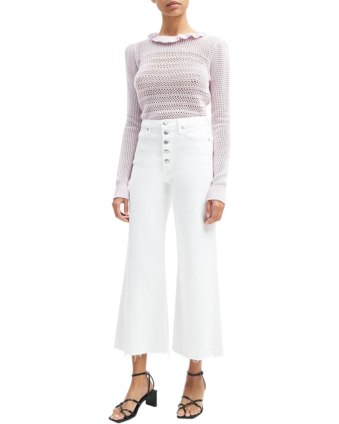 7 For All Mankind Ultra High-Rise Cropped Jo in Soleil