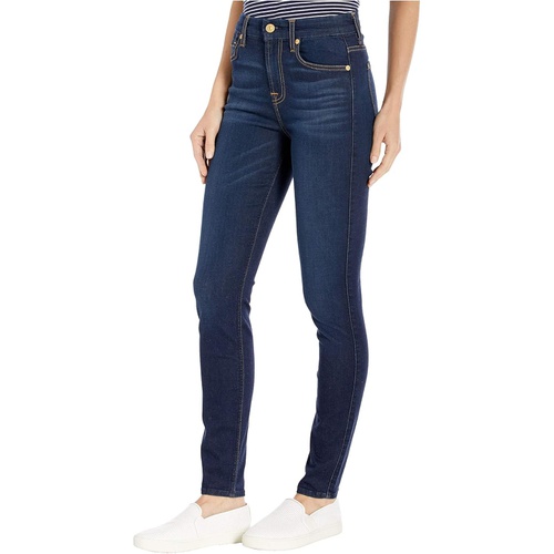  7 For All Mankind The High-Waist Ankle Skinny in Slim Illusion Tried & True
