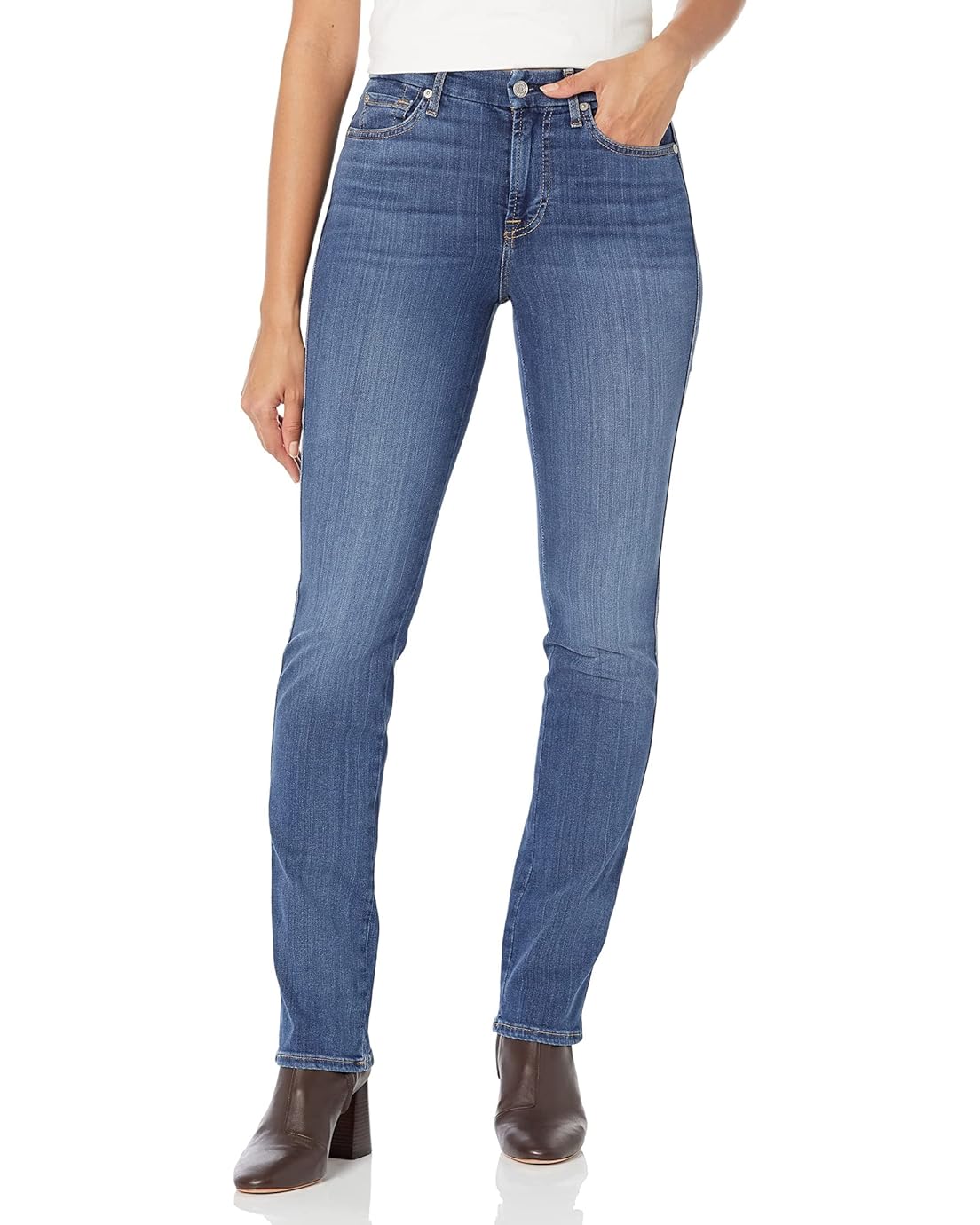 7 For All Mankind Kimmie Straight in Slim Illusion Love Story