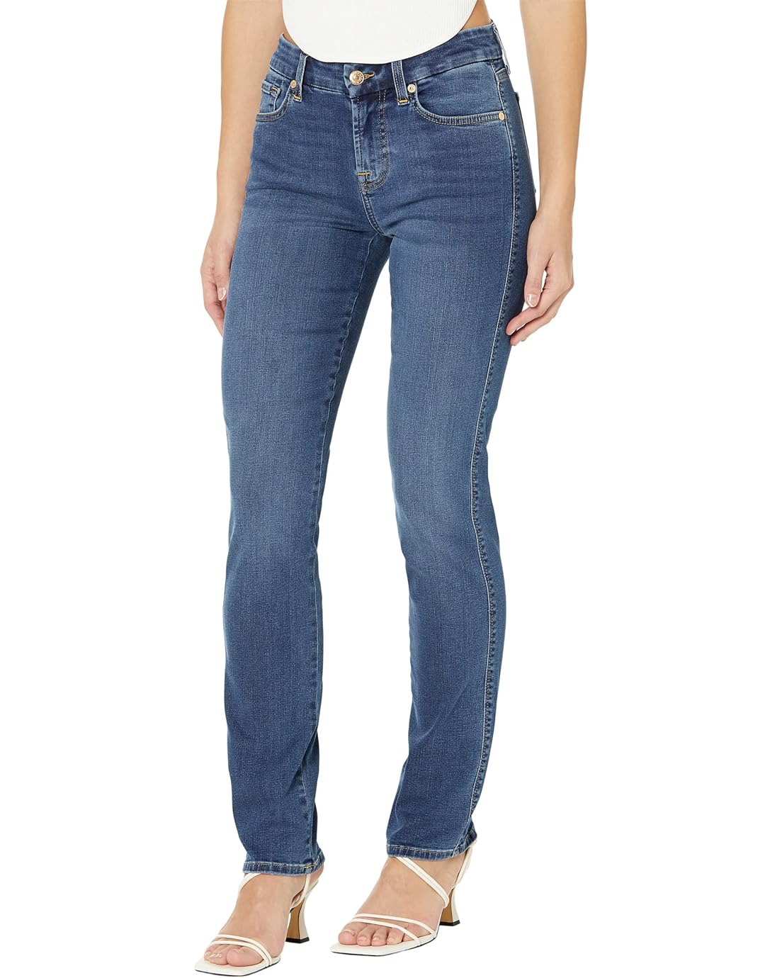 7 For All Mankind B(air) Kimmie Straight in Duchess