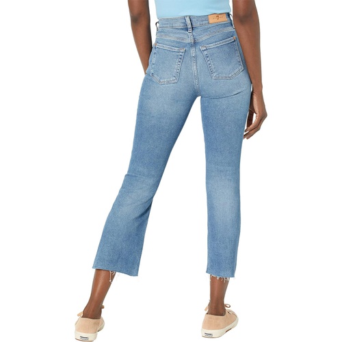  7 For All Mankind High-Waisted Slim Kick in Luxe Vintage Lyme