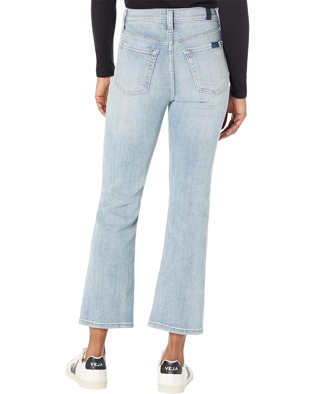  7 For All Mankind High-Waisted Slim Kick in Broken Twill Briar