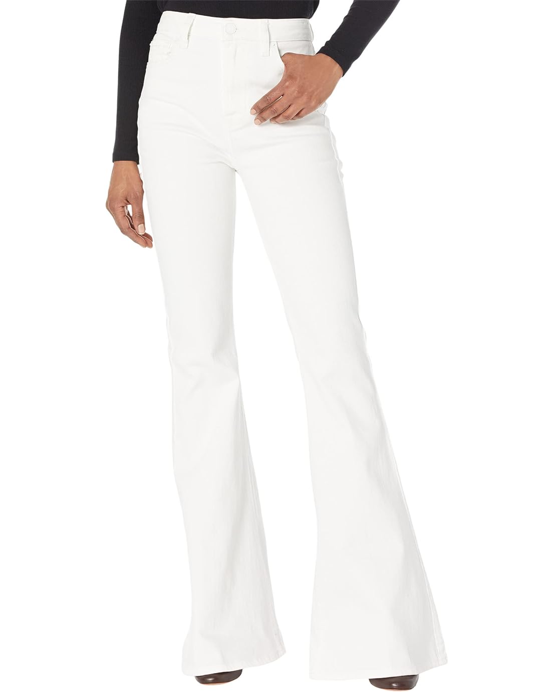 7 For All Mankind Megaflare in Clean White