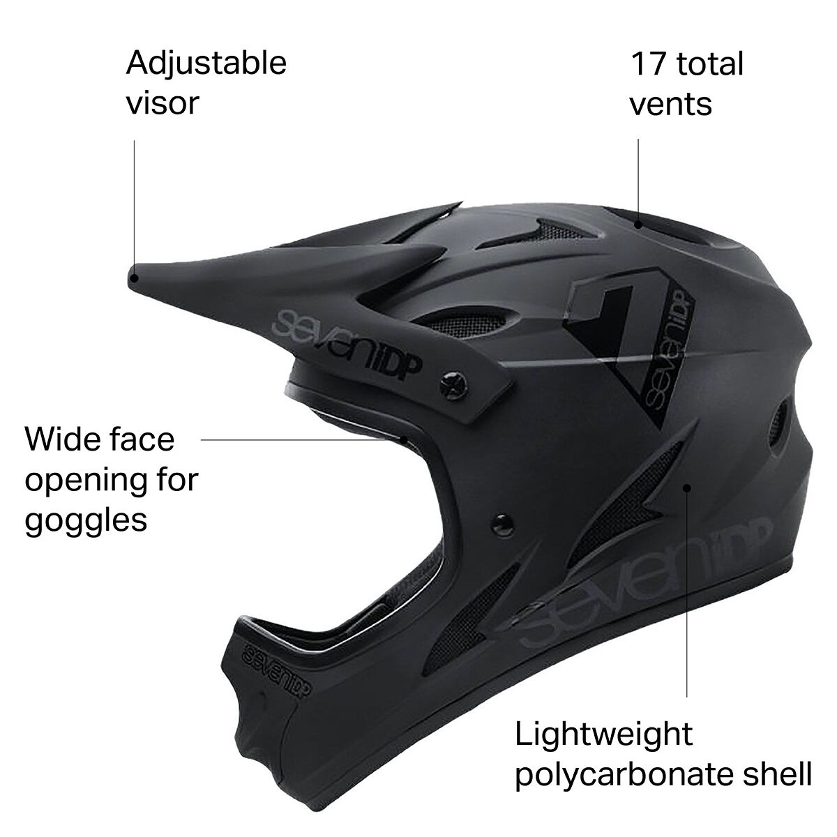  7 Protection M1 Helmet - Bike