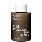 Act+Acre Cold Processed Hair Cleanse | Gentle Natural Shampoo for All Hair Types with Pump (10 Fl Oz / 296 mL) Color Safe, Vegan and Free of Sulfate, Silicone and Paraben