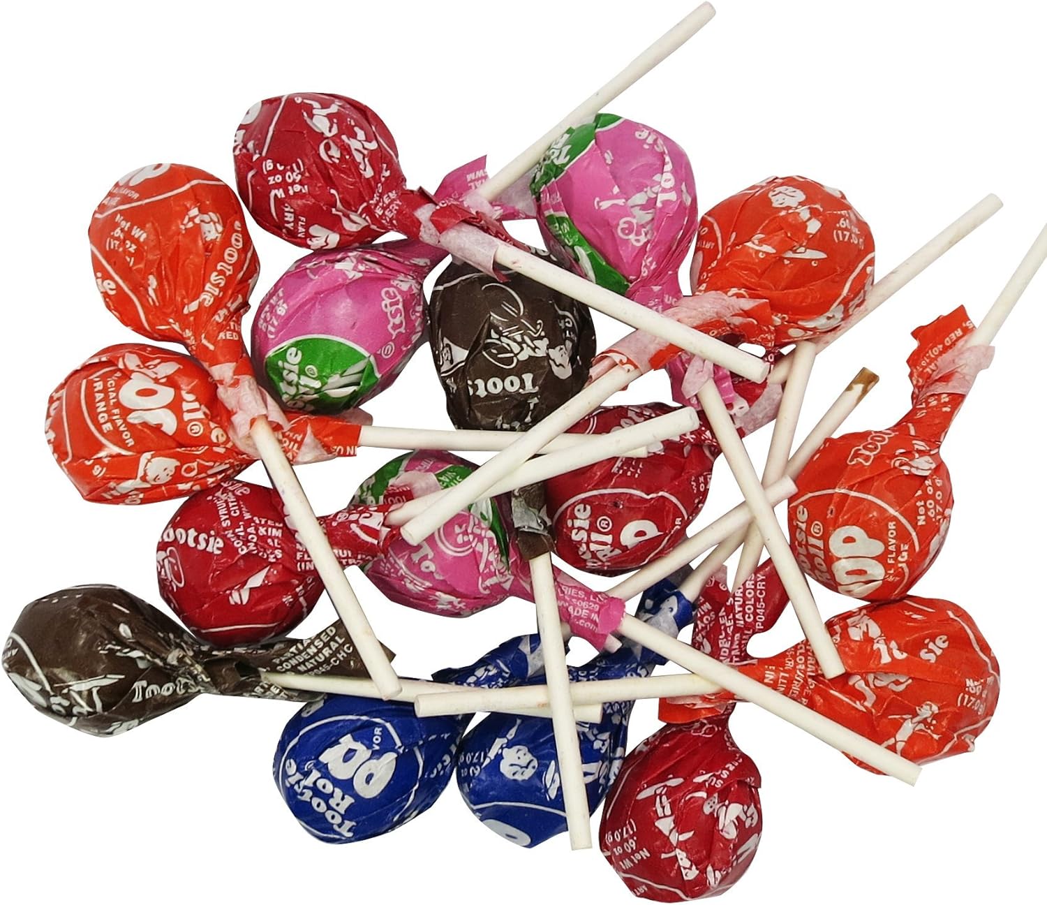 A Great Surprise Tootsie Pops - 4 Pounds - Large Tootsie Roll Pops - Assorted Flavored Lollipops, Bulk Candy, Party Bag Family Size